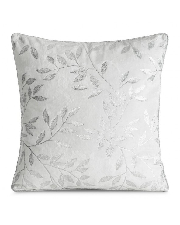 Poszewka velvet 45x45 Velvet 71D biała/srebrna Eurofirany