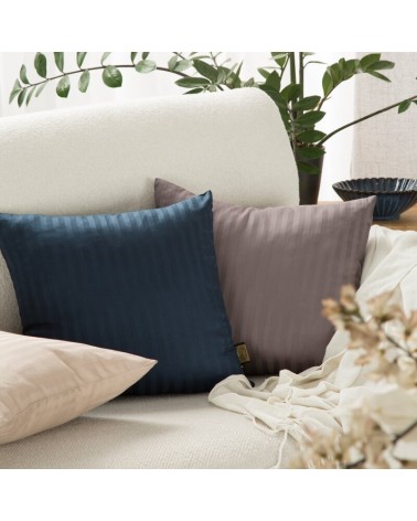 Poszewka satyna bawełniana 40x40 Vera srebrna Eurofirany