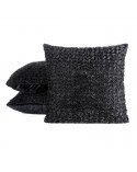 Poszewka futrzana 45x45 Tiffany czarna Eurofirany