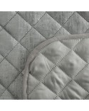 Narzuta velvet 220x240 Blink 3 srebrna Eurofirany