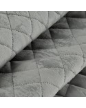 Narzuta velvet 220x240 Blink 3 srebrna Eurofirany
