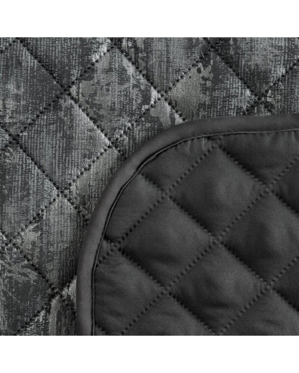 Narzuta velvet 220x240 Blink 3 stalowa/srebrna Eurofirany