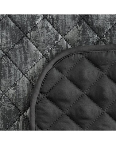 Narzuta velvet 220x240 Blink 3 stalowa/srebrna Eurofirany