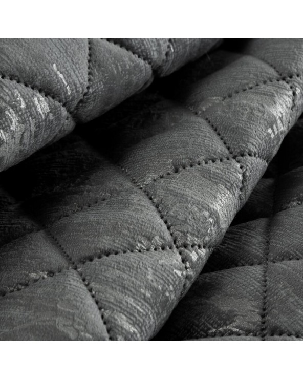 Narzuta velvet 220x240 Blink 3 stalowa/srebrna Eurofirany