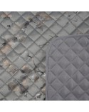 Narzuta velvet 170x210 Blink 5 srebrna Eurofirany