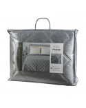 Narzuta velvet 170x210 Blink 6 srebrna Eurofirany