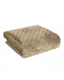Narzuta velvet 200x220 Dimon beżowa Eurofirany