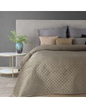 Narzuta velvet 170x210 Dimon ciemnobeżowa Eurofirany