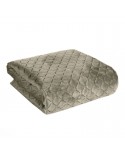 Narzuta velvet 170x210 Dimon ciemnobeżowa Eurofirany