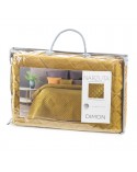 Narzuta velvet 170x210 Dimon miodowa Eurofirany