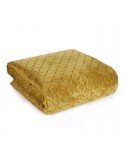 Narzuta velvet 170x210 Dimon miodowa Eurofirany