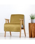 Narzuta velvet 70x160 Dimon miodowa Eurofirany