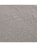 Narzuta mikrofibra 220x240 Len 4 popielata Eurofirany