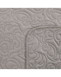 Narzuta mikrofibra 220x240 Len 4 popielata Eurofirany
