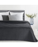 Narzuta velvet 170x210 Sofia 4 czarna Eurofirany