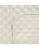 Narzuta velvet 220x240 Sofia 4 kremowa Eurofirany