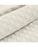 Narzuta velvet 220x240 Sofia 4 kremowa Eurofirany