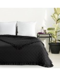 Narzuta mikrofibra 220x240 Vanesa czarna Eurofirany