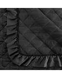 Narzuta mikrofibra 220x240 Vanesa czarna Eurofirany