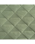 Narzuta mikrofibra 220x240 Vanesa jasnozielona Eurofirany