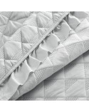 Narzuta mikrofibra 200x220 Vanesa srebrna Eurofirany