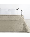 Narzuta mikrofibra 220x240 Alara 6 ciemnobeżowa Eurofirany