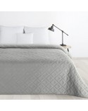 Narzuta mikrofibra 220x240 Alara 6 srebrna Eurofirany