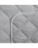 Narzuta mikrofibra 220x240 Alara 6 srebrna Eurofirany