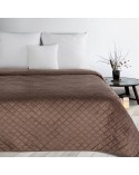 Narzuta velvet 220x240 Luiz 5 ciemnobeżowa Eurofirany