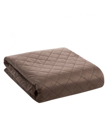 Narzuta velvet 220x240 Luiz 5 ciemnobeżowa Eurofirany