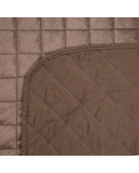 Narzuta velvet 220x240 Luiz 5 ciemnobeżowa Eurofirany