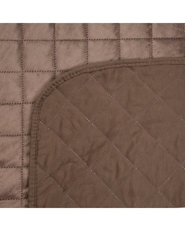Narzuta velvet 220x240 Luiz 5 ciemnobeżowa Eurofirany