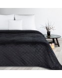 Narzuta velvet 220x240 Luiz 5 czarna Eurofirany
