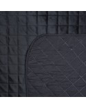 Narzuta velvet 220x240 Luiz 5 czarna Eurofirany