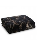 Narzuta velvet 170x210 Luiz 6 czarna/złota Eurofirany