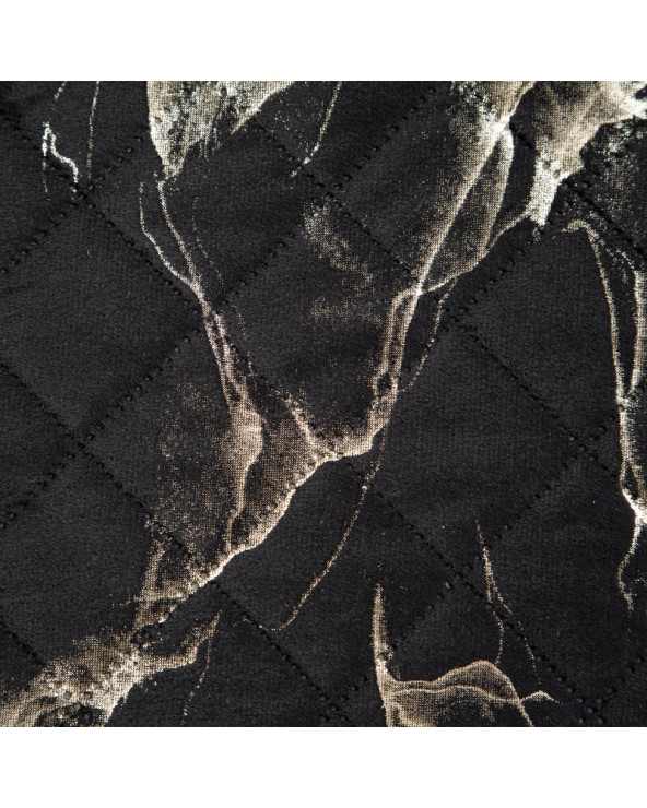 Narzuta velvet 170x210 Luiz 6 czarna/złota Eurofirany