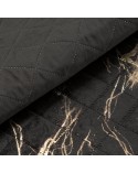 Narzuta velvet 170x210 Luiz 6 czarna/złota Eurofirany