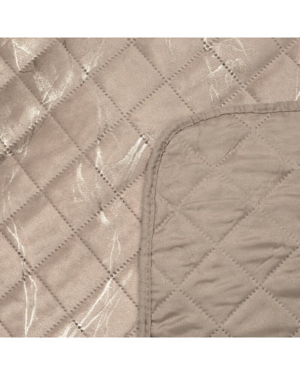 Narzuta velvet 200x220 Luiz 6 beżowa/złota Eurofirany