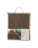 Narzuta velvet 200x220 Luiz 3 brązowa Eurofirany