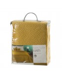 Narzuta velvet 170x210 Luiz 5 musztardowa Eurofirany