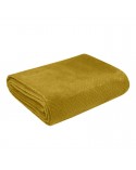 Narzuta velvet 170x210 Luiz 5 musztardowa Eurofirany