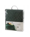 Narzuta velvet 170x210 Luiz 6 ciemnozielona Eurofirany