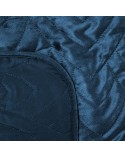 Narzuta velvet 170x210 Luiz 6 granatowa Eurofirany