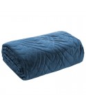 Narzuta velvet 220x240 Luiz 6 granatowa Eurofirany