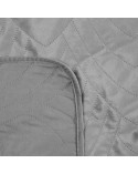 Narzuta velvet 170x210 Luiz 6 srebrna Eurofirany