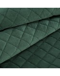 Narzuta velvet 220x240 Laura ciemnozielona Eurofirany