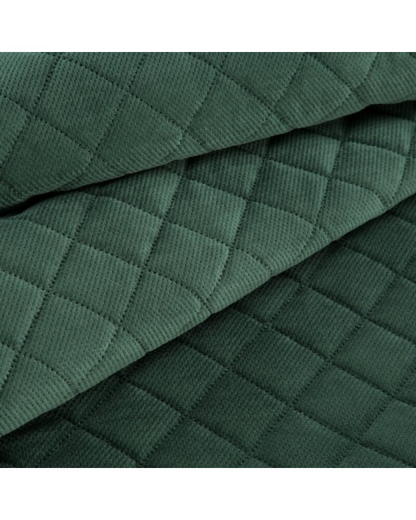 Narzuta velvet 220x240 Laura ciemnozielona Eurofirany