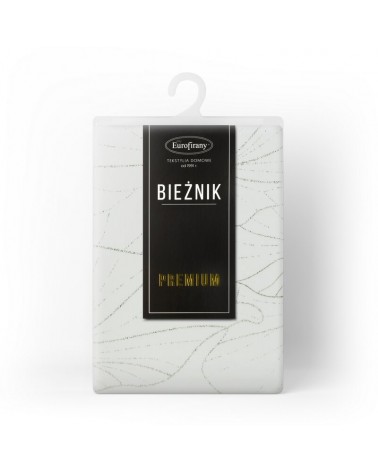 Bieżnik welwetowy 35x140 Blink 18 biały Eurofirany
