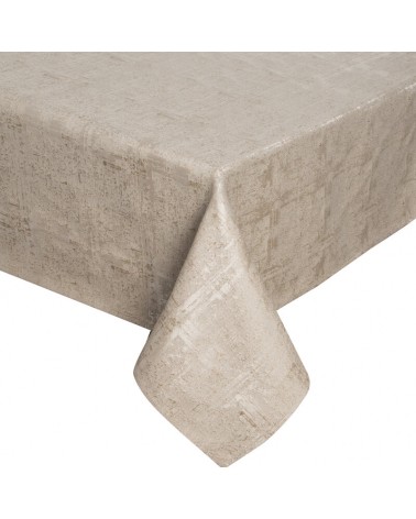 Obrus z bawełną 140x220 Colette beżowy Eurofirany