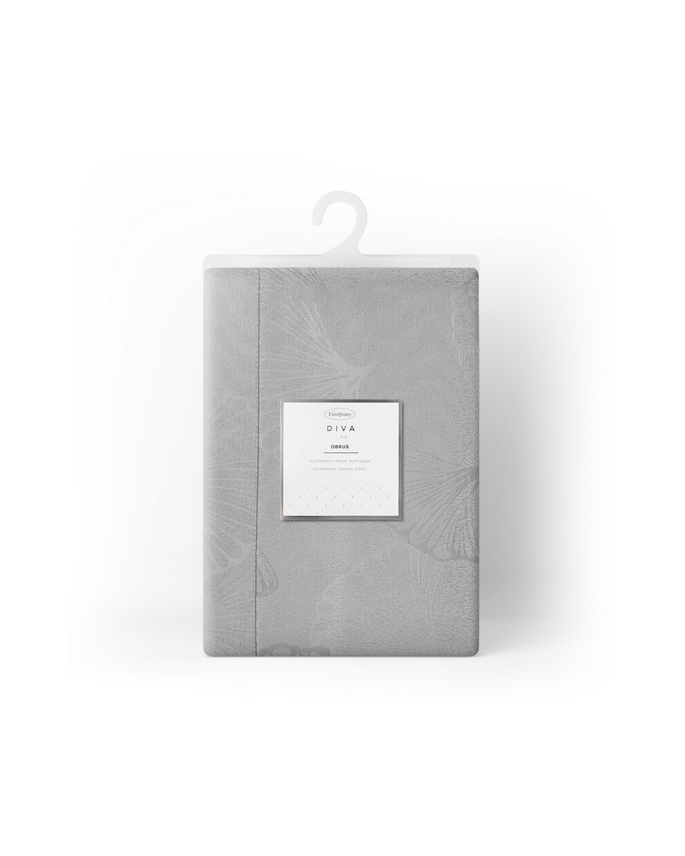Obrus plamoodporny 145x300 Diana srebrny Eurofirany
